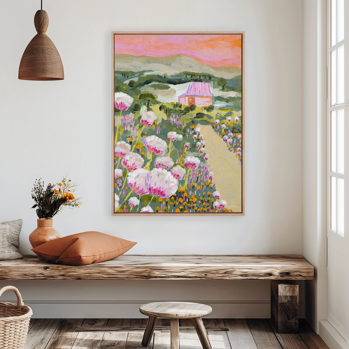 Derschko's Hut in Spring Print