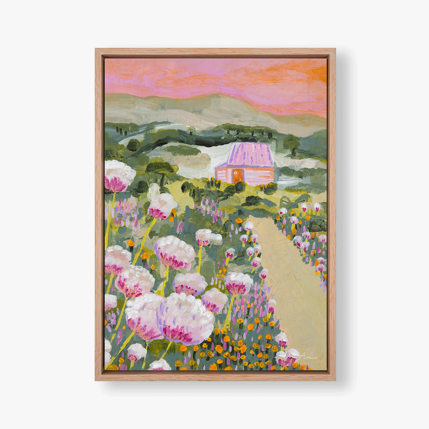 Derschko's Hut in Spring Print