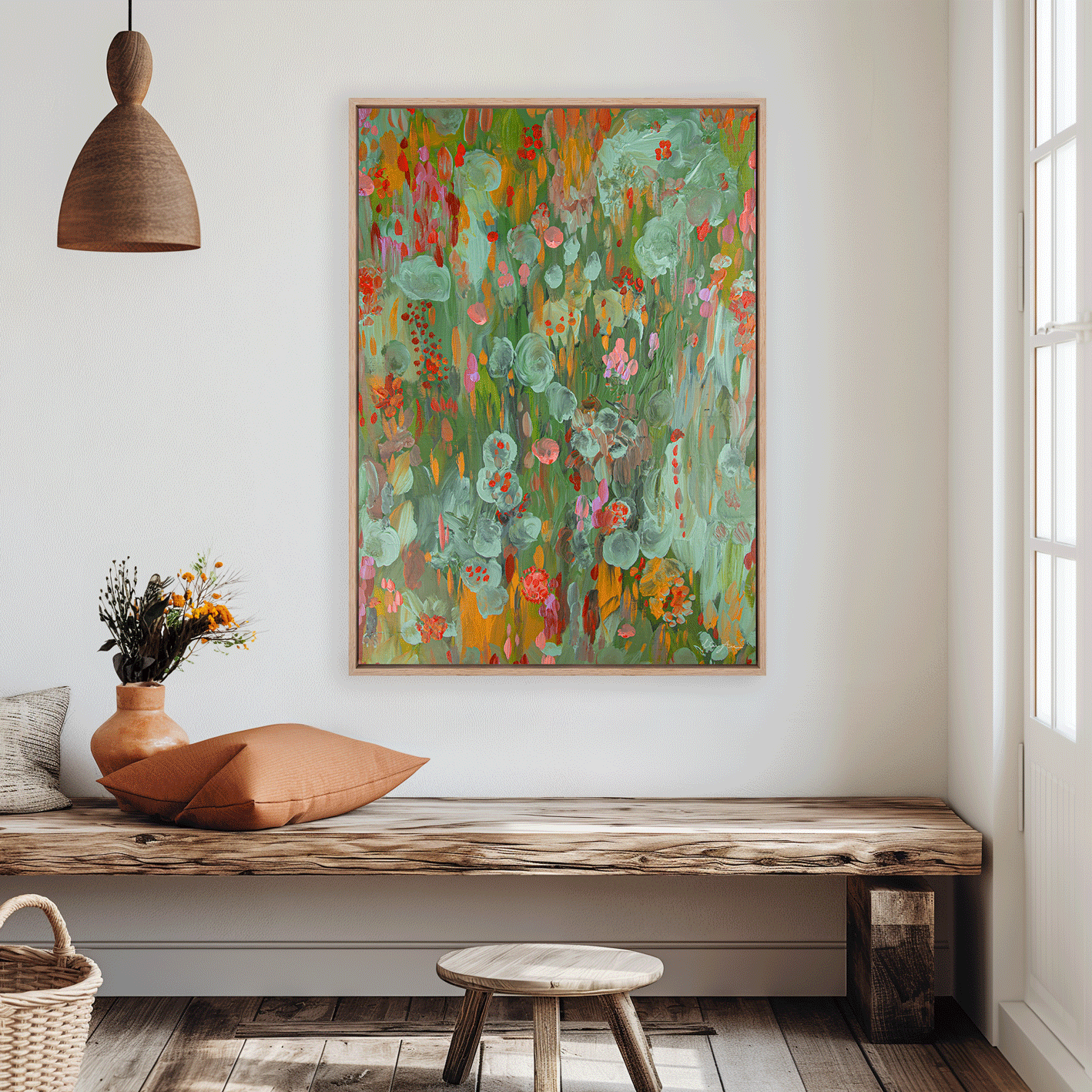 Floral Foliage Print