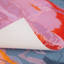 Image of an unframed digital abstract artwork of the Scribbly Gum tree printed on gallery quality cotton canvas stock showing the reverse side of the stock created by Lizzy Ann Art.