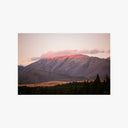 Golden Mountain Ridge Sunset Print