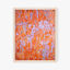 A framed fine art print of an original abstract artwork inspired by the Scribbly Gum tree created by Lizzy Ann Art.