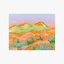 A framed fine art print painting of Mount Jagungal created by Lizzy Ann Art.